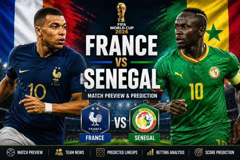 France vs. Senegal Prediction: Match Preview, Team News, Predicted Lineups & Betting Analysis