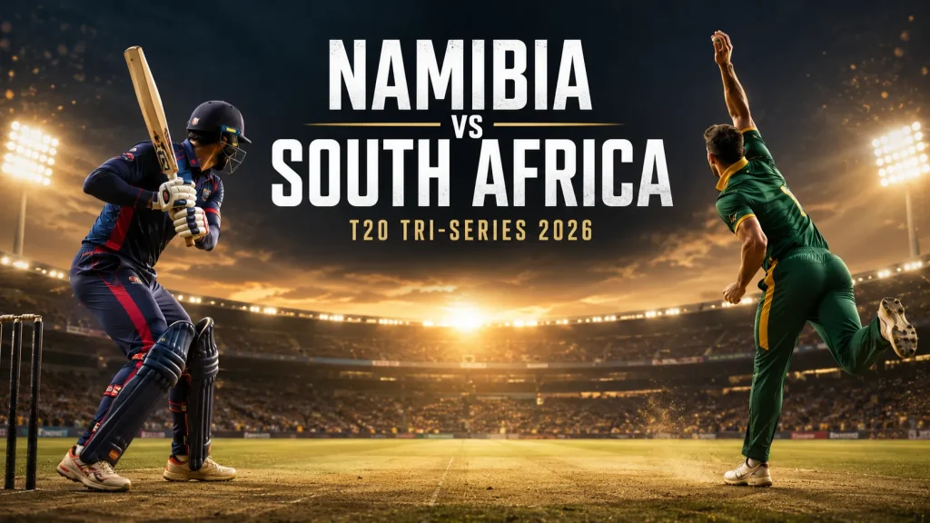 Namibia vs South Africa, Namibia T20 Tri-Series 2026
