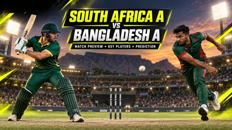 South Africa A vs Bangladesh A: Match Preview, Key Players, and Predictions